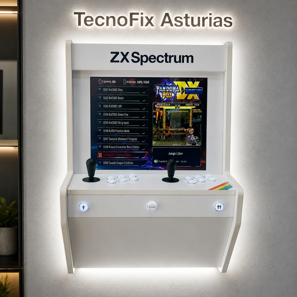 Máquina Arcade ZX Spectrum Standar Wall
