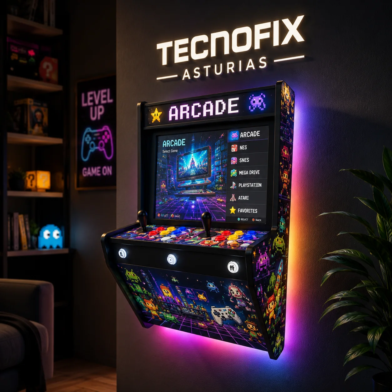 Máquina Arcade Mixed Games Mega Wall vista 2