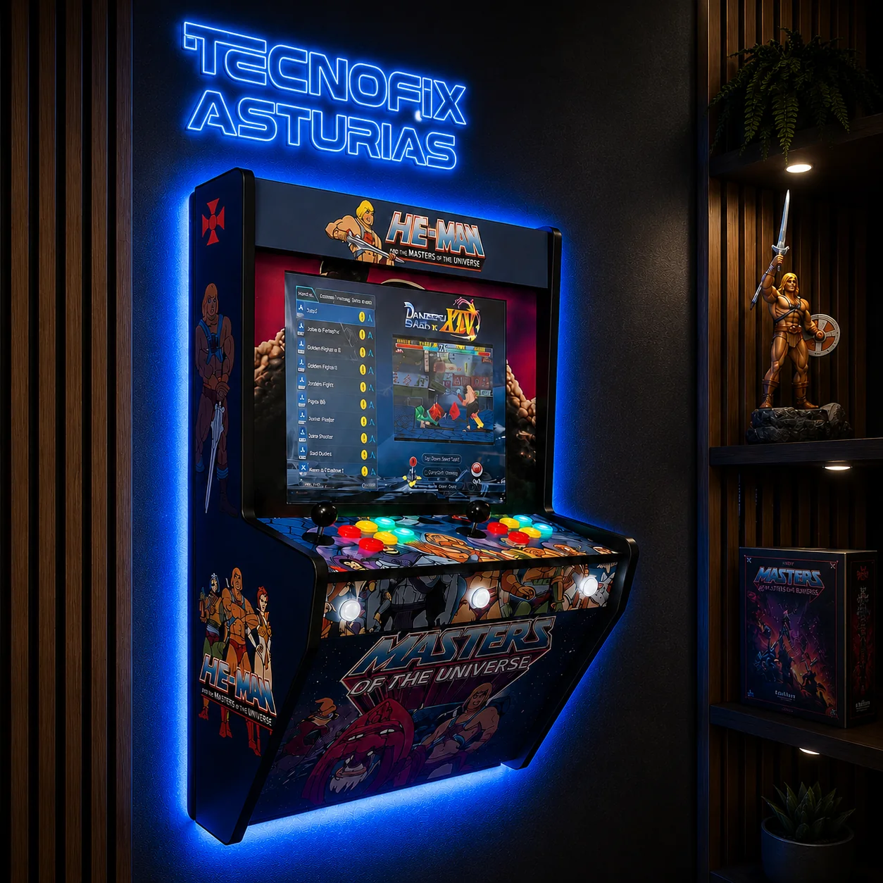 Máquina Arcade He-Man Mega Wall vista 4