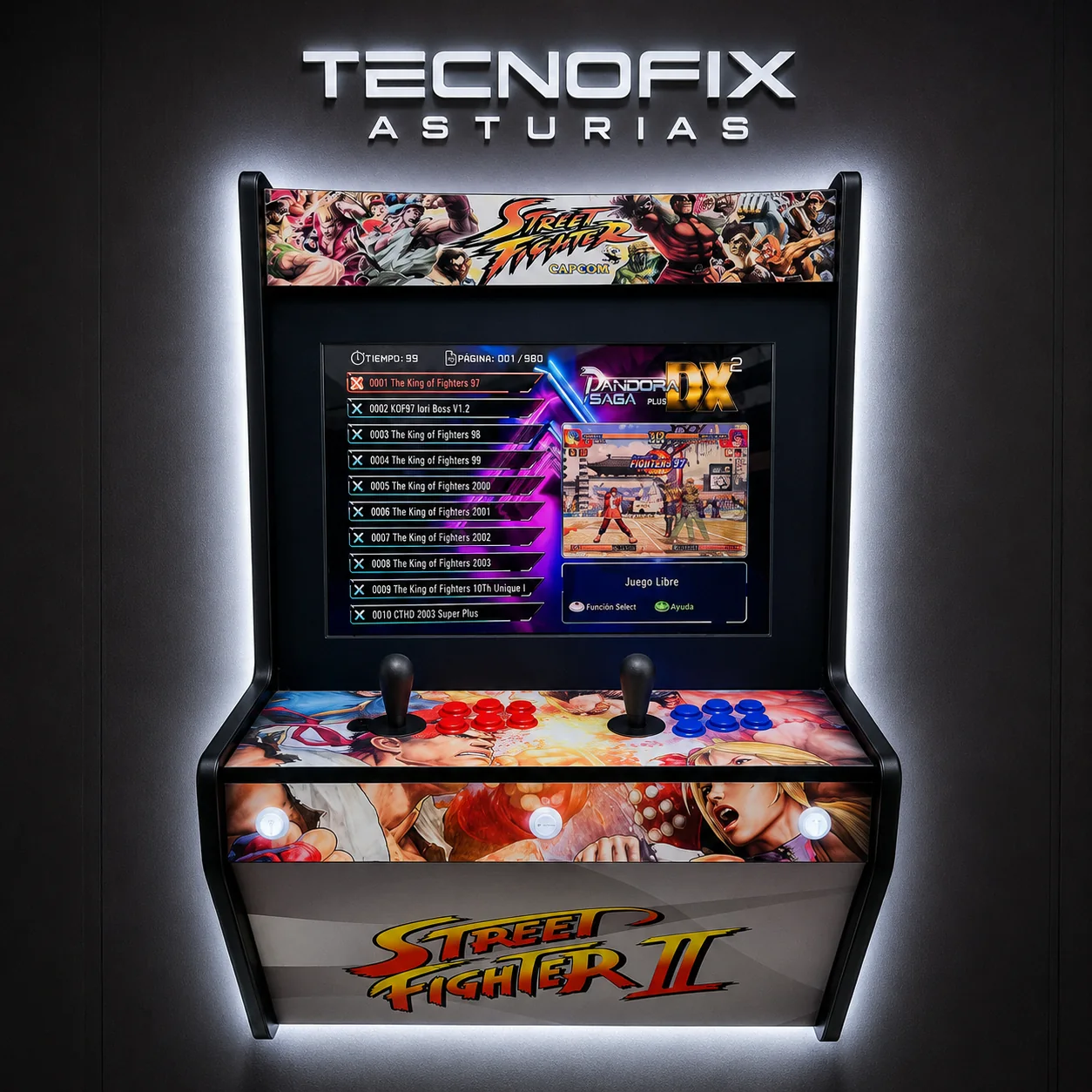 Máquina Arcade Street Fighter Standar Wall