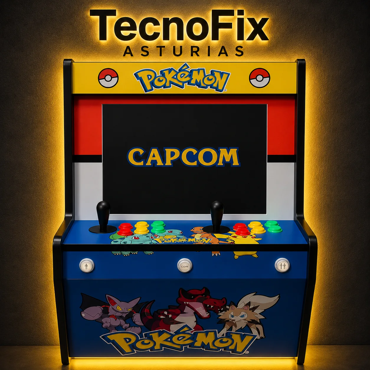 Máquina Arcade Pokémon Standar Wall