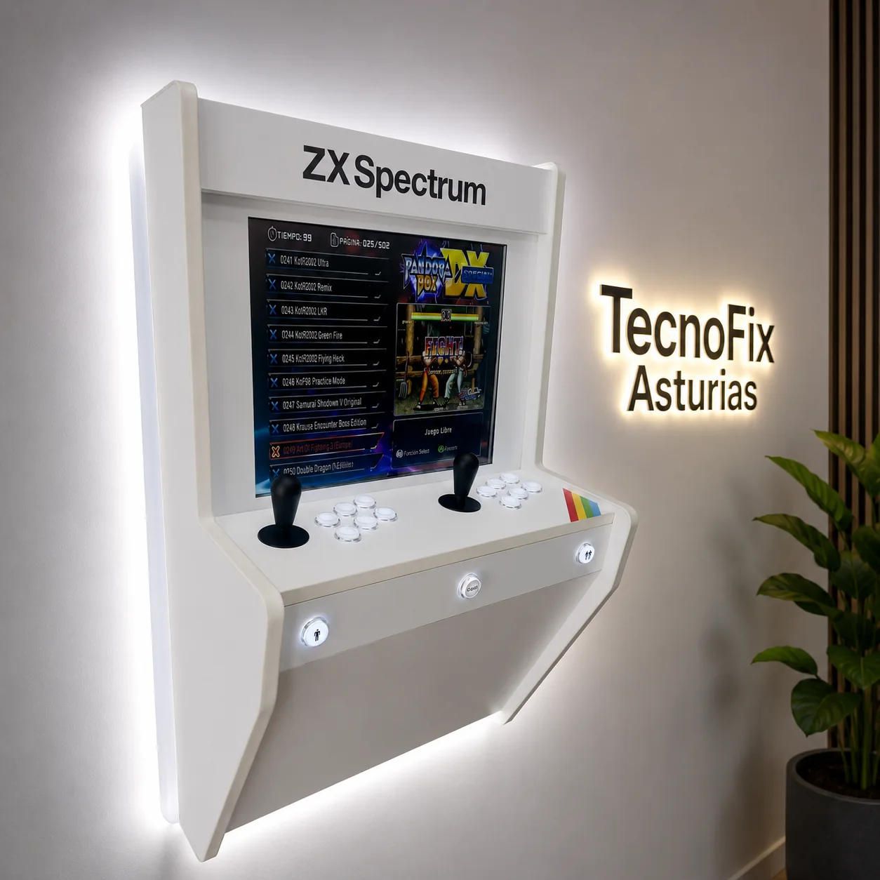 Máquina Arcade ZX Spectrum Mega Wall vista 3